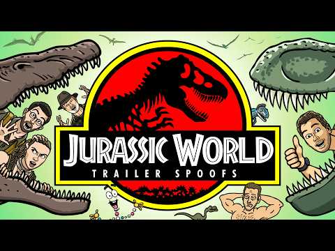 Jurassic World - ALL Trailer Spoofs - TOON SANDWICH thumbnail