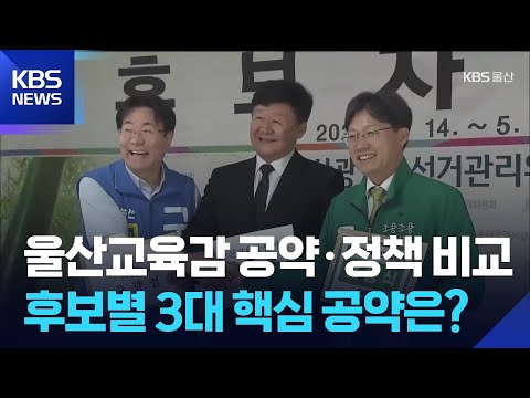 교육감 공약·정책 비교…후보별 3대 핵심 공약은? / KBS  2026.05.18. thumbnail