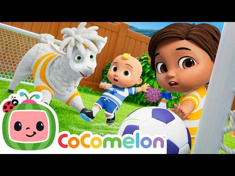 Soccer Tournament Song & Play Pretend Animals 🫎⚽ | CoComelon Nursery Rhymes & Kids Songs thumbnail