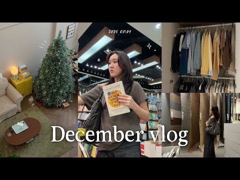 December Vlog.? ݁ เอนจอยการทำอะไรคนเดียว, ตั้งต้นสน 2 เมตร, ซื้อของเตรียม makeover บ้านปีใหม่ thumbnail