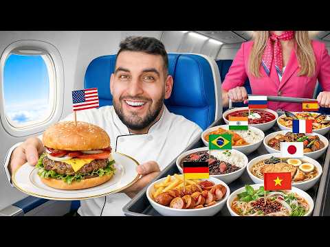 I Ate Airplane Food From Every Country thumbnail