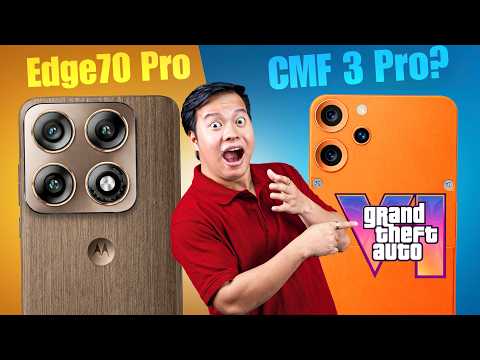 CMF Phone 3 Pro Design?, Jio Airtel Vi Big News😲 , Motorola Edge 70 Pro first Look, Vivo T5 Pro thumbnail