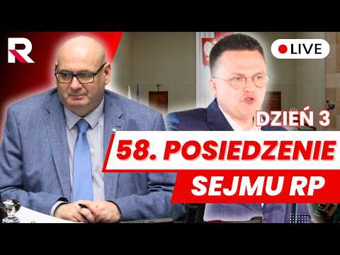 🔴 58 posiedzenie Sejmu RP dzień trzeci 29.05.2026 - Transmisja na ŻYWO z obrad Sejmu 🔴 thumbnail