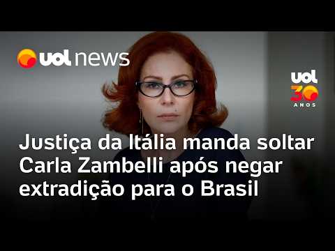 Justiça da Itália manda soltar Carla Zambelli após negar extradição para o Brasil thumbnail