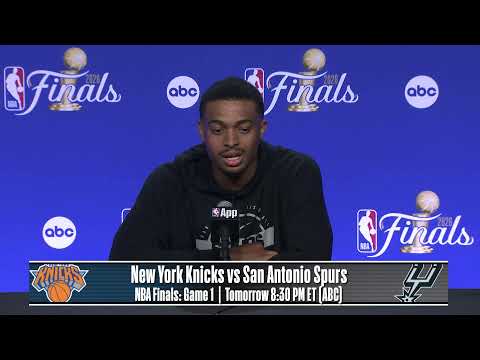 San Antonio Spurs | NBA Finals Game 1 Media Availability Press Conferences thumbnail