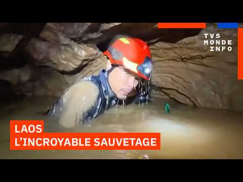 L'incroyable opération de sauvetage dans une mine au Laos thumbnail