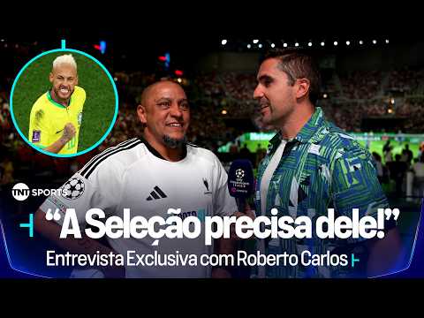 A SELEÇÃO BRASILEIRA PRECISA DO NEYMAR PARA SER FAVORITA? ROBERTO CARLOS RESPONDE! | ENTREVISTA thumbnail