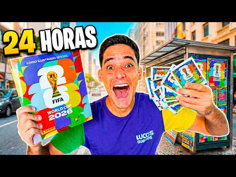 COMPLETANDO O ALBUM DA COPA EM 24 HORAS! ( COPA 2026 ) thumbnail