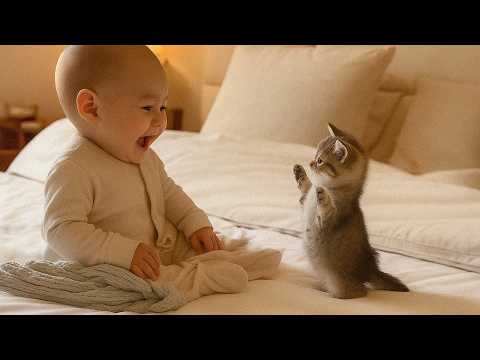 This Cat Thinks He’s the Baby’s Big Brother ?? thumbnail