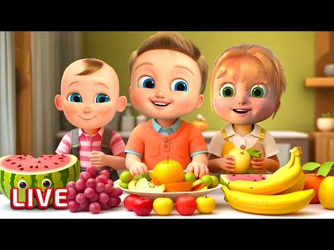 🔴LIVE STREAM 🎬 Billion Surprise Toys💥🎬Let’s Make a Yummy Fruit Plate! 🥝🍍 Cooking with Kids thumbnail