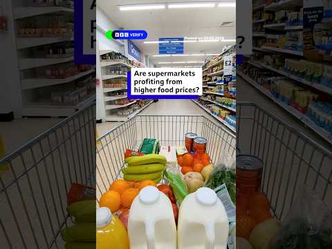 Are supermarkets profiting from higher food prices? #BBCNews thumbnail