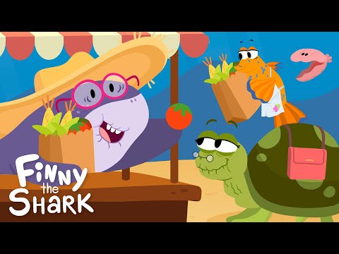 The Farmer In The Dell | Nursery Rhymes | Finny The Shark thumbnail