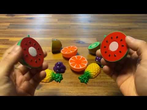 Compare the shape of the fruit in the picture with the shape of the toy I 과일 사진과 장난감을 함께 비교해봐요 thumbnail