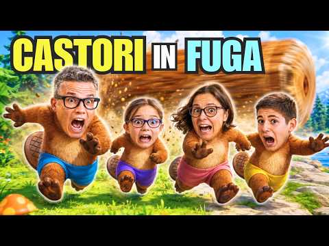 IL TRONCO FA VOLARE I CASTORI: Animali Divertenti in Fuga thumbnail