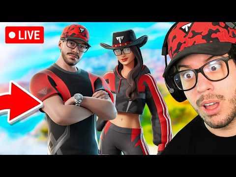 🔴 LIVE! - ICON DUOS with MY WIFE in FORTNITE! thumbnail