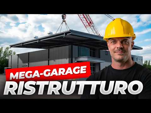 IL MEGA GARAGE NON FINISCE MAI - tetto e luci pt. 7 thumbnail