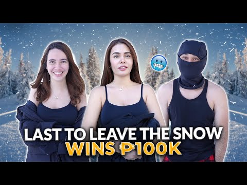 LAST TO LEAVE THE SNOW WINS 100K! | IVANA ALAWI thumbnail