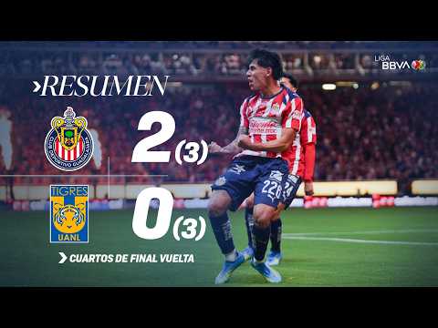 CHIVAS 2-0 TIGRES | ¡El Rebaño es Semifinalista! | ConMéxico C26 thumbnail