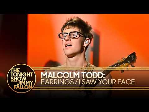 Malcolm Todd: Earrings/I Saw Your Face | The Tonight Show Starring Jimmy Fallon thumbnail