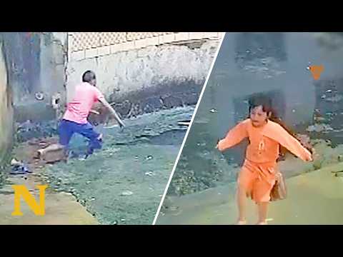 69-Year-Old Hero Saves Drowning Toddler 👏 thumbnail