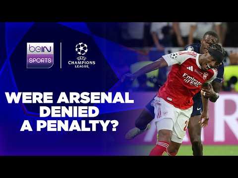 Arsenal's Madueke goes down in the box, but referee says no penalty! | UCL 25/26 Moments thumbnail