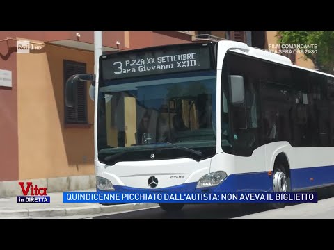 Trani, quindicenne picchiato dall'autista: non aveva il biglietto - Vita in diretta 20/05/2026 thumbnail