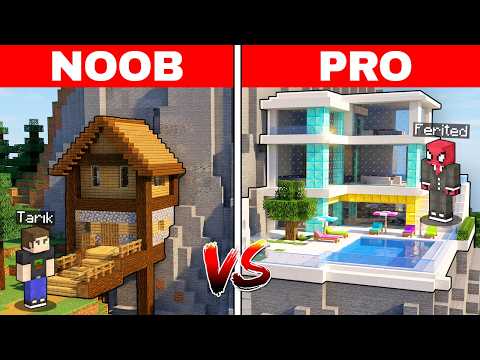 ZENGİN vs FAKİR: Dağ Evi Kapışması (Minecraft) thumbnail