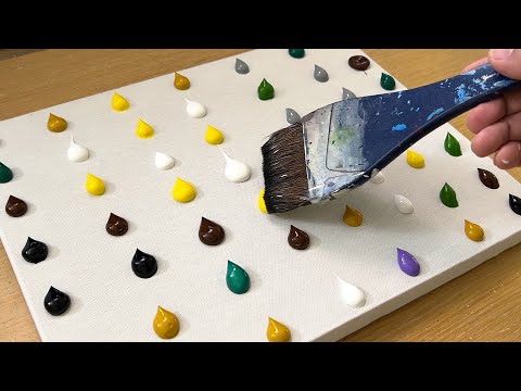 Painting a Yellow Forest Road / Acrylic / Painting Technique thumbnail