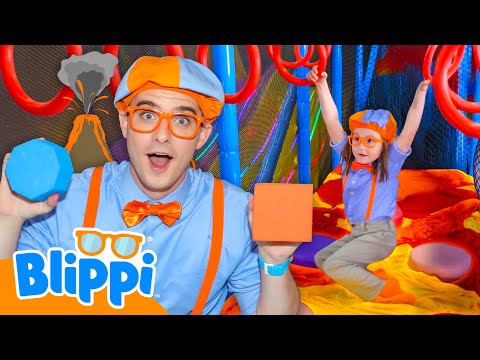 Blippi: Floor is Lava Shape Challenge! 🔥🏃 thumbnail