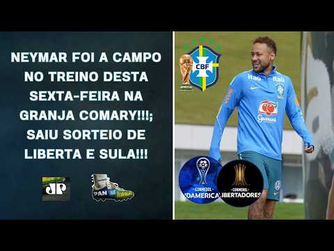 AINDA EM RECUPERAÇÃO, NEYMAR TREINOU EM CAMPO PELA SELEÇÃO!; SAIU SORTEIO DA CONMEBOL! | PAN NA ÁREA thumbnail