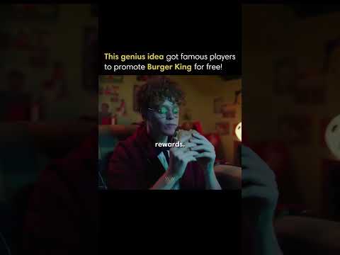 This genius idea got famous players to promote Burger King for free thumbnail