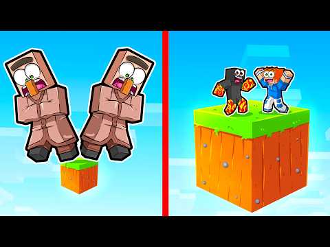 Athos Pequeno vs Villagers Gigantes no 1 Bloco thumbnail