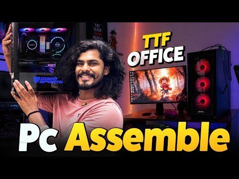 😍Temporary TTF office setup🔥| A2d customised pc assemble | TTF | A2d | Tamil |  thumbnail