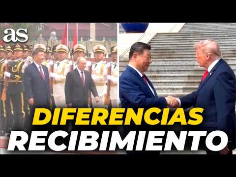 Se hacen VIRALES las DIFERENCIAS en el RECIBIMIENTO de XI JINPING a PUTIN y TRUMP thumbnail