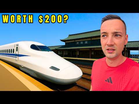 $200 Japanese 1st Class Train Tokyo To Hiroshima 🇯🇵 thumbnail