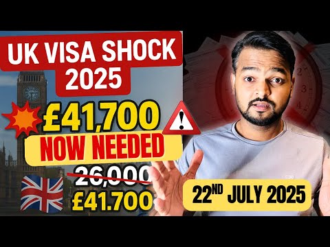 UK Skilled Worker Visa Salary Threshold: Big 2025 Change You NEED to Know | From £26K to £41.7K thumbnail