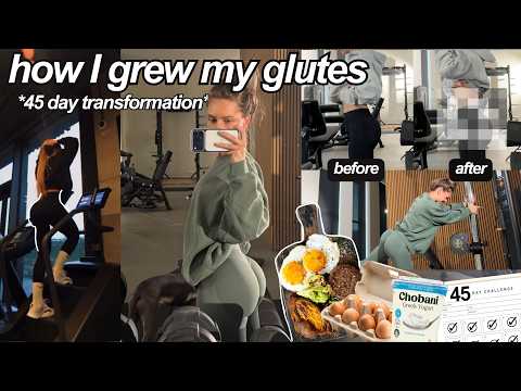 HOW I GREW MY GLUTES IN 45 DAYS?? very unexpected thumbnail