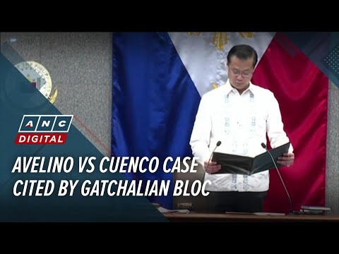 Avelino vs Cuenco case cited by Gatchalian bloc | ANC thumbnail
