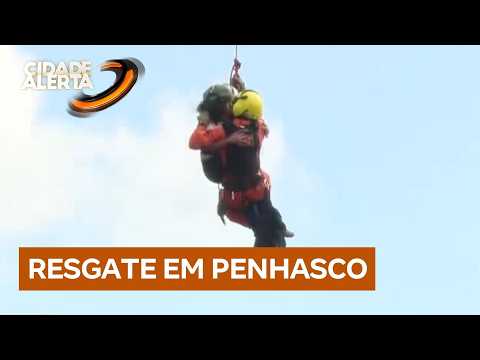 Exclusivo: veja o resgate dramático de mulher jogada de penhasco por ex-companheiro thumbnail