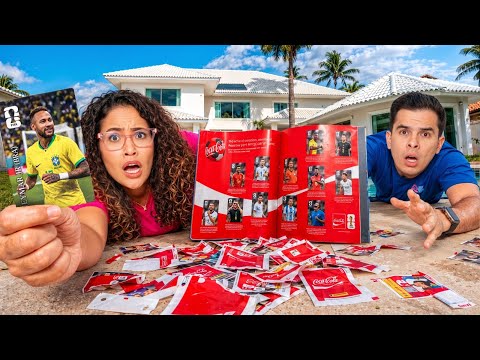 QUEM ACHAR AS FIGURINHAS MAIS RARAS DA COCA-COLA VENCE! (COPA 2026) thumbnail