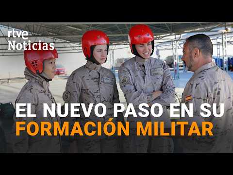 La PRINCESA LEONOR se convierte en la PRIMERA PARACAIDISTA EN ZARZUELA | RTVE Noticias thumbnail