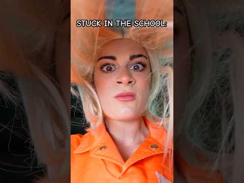 Stuck in the School. Part 9. #comedy #skit thumbnail