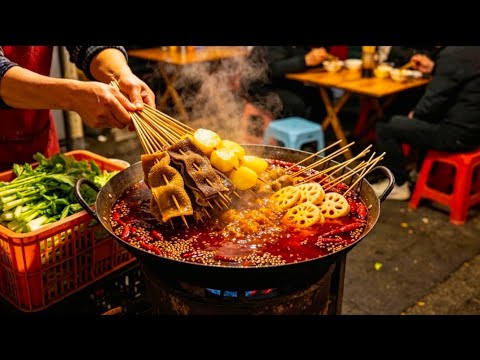 【LIVE】Popular street food, spicy mixed noodles thumbnail