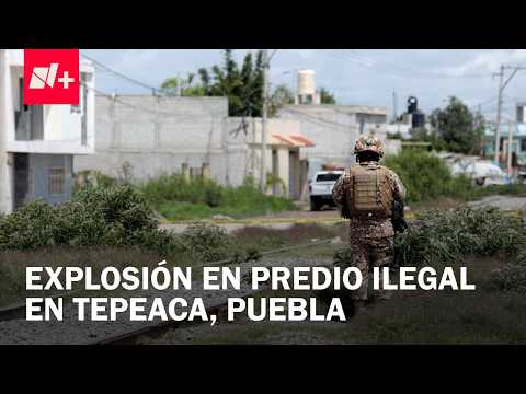 Explotan 4 pipas de gas en predio donde se almacenaba combustible de forma ilícita en Puebla thumbnail