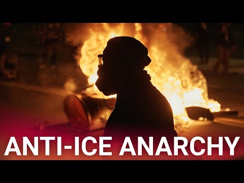‘Spouting hatred’: Anti-ICE riots erupt as protesters wave flags from non-US countries thumbnail