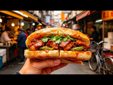 【LIVE】Live stream from a street breakfast stall, featuring roujiamo (Chinese hamburger). thumbnail