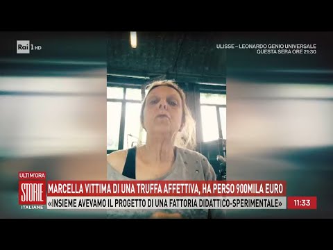 La storia di Marcella, vittima di una truffa online da 900mila euro - Storie italiane 01/06/2026 thumbnail
