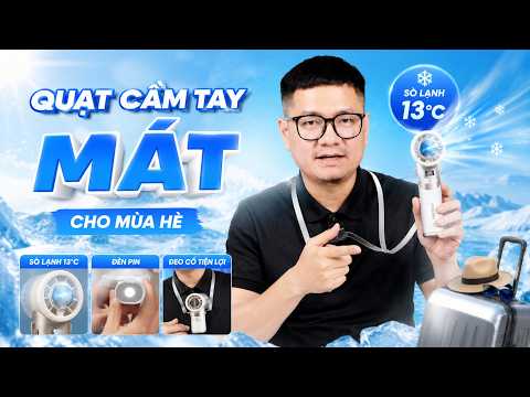 Mùa hè nóng bức, có quạt cầm tay miLife F11 kiêm đèn Pin quá ngon! thumbnail