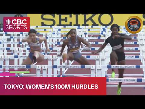 LEAPING TO VICTORY in women's 100m hurdles from World Athletics Continental Tour meet in Tokyo thumbnail
