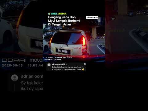 Myvi sengaja berhenti tgh jalan, tak puas hati kena hon thumbnail